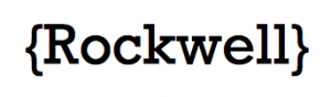 tipografia rockwell